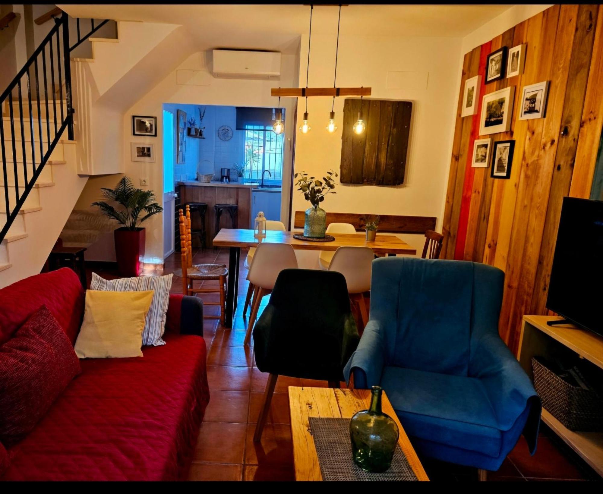 Вилла La Casa Junto Al Sendero Del Rio & Piscina # Aire Acondicionado Лос-Ромерос Экстерьер фото